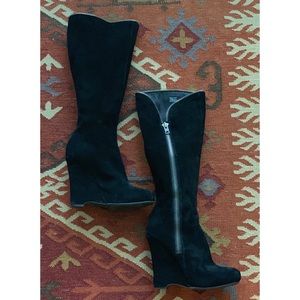 MIA Knee High Suede Boots